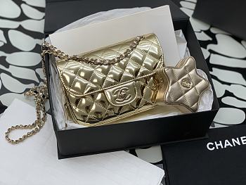 Chanel CF 24C Hollywood Gold Mirror Bag