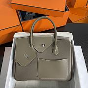 Hermes Birkin 30 en Desordre gray togo bag - 1