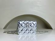 Chanel mini star silver matelasse leather chain shoulder bag  - 1