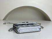 Chanel mini star silver matelasse leather chain shoulder bag  - 6