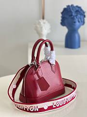 Louis Vuitton Alma BB Dark Red Epi Leather Bag - 3