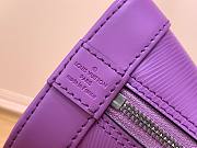 Louis Vuitton Alma BB Purple Epi Leather Bag - 6