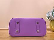 Louis Vuitton Alma BB Purple Epi Leather Bag - 5