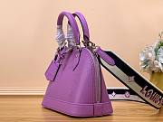 Louis Vuitton Alma BB Purple Epi Leather Bag - 2