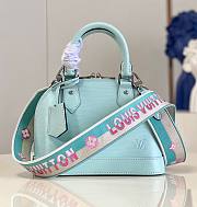 Louis Vuitton Alma BB Baby Blue Epi Leather Bag - 1