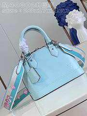 Louis Vuitton Alma BB Baby Blue Epi Leather Bag - 5