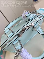 Louis Vuitton Alma BB Baby Blue Epi Leather Bag - 4