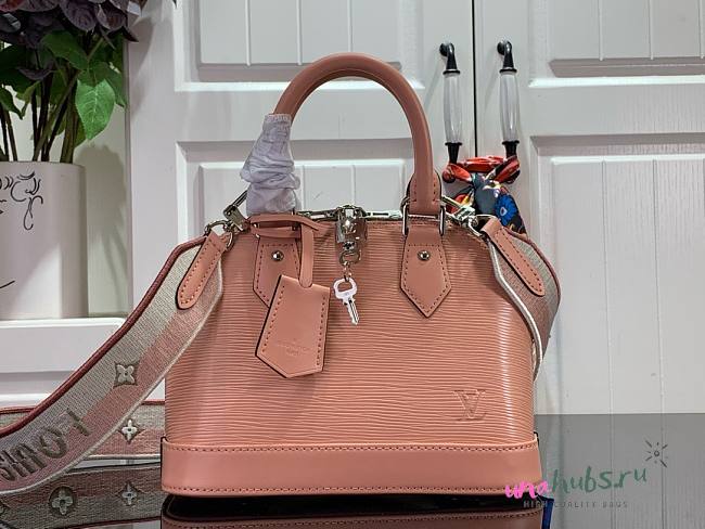 Louis Vuitton Alma BB Nude Epi Leather Bag - 1