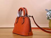 Louis Vuitton Alma Nano Orange Epi Leather Bag - 6