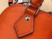 Louis Vuitton Alma Nano Orange Epi Leather Bag - 5