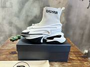 Balmain Unicorn white knitted sneaker - 1