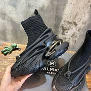 Balmain Unicorn black knitted sneaker - 5