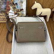 Hermes messenger 25 grey togo gold hardware bag - 6