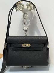 Hermes messenger 25 black togo gold hardware bag  - 6