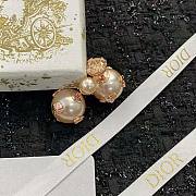 Dior rose gold pearl earings  - 6