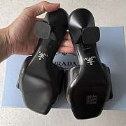 Prada sofl black padded heeled sandals - 2