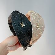 Louis Vuitton headband (black/ beige) - 1