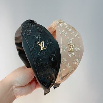 Louis Vuitton headband (black/ beige)
