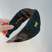 Louis Vuitton headband (black/ beige) - 5