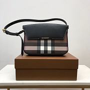 Burberry Check Catherine black shoulder bag - 1