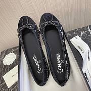 Chanel SS2020 black tweed slingback heels - 3