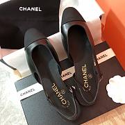 Chanel SS2020 all black tweed slingback heels - 4