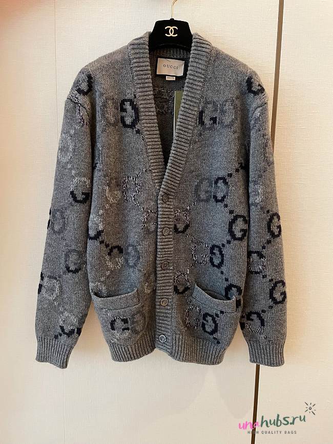 Gucci gray cardigan - 1