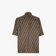 Fendi Silk Plain Short Sleeves Shirt  - 5