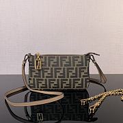 Fendi Zucca Brown Mini Pouch Bag - 1