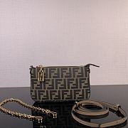 Fendi Zucca Brown Mini Pouch Bag - 4