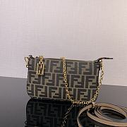 Fendi Zucca Brown Mini Pouch Bag - 3