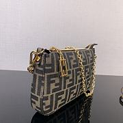 Fendi Zucca Brown Mini Pouch Bag - 2