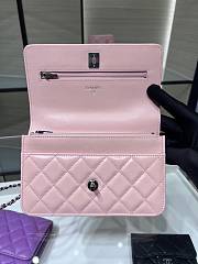 Chanel Woc pink lambskin black hardware bag - 3