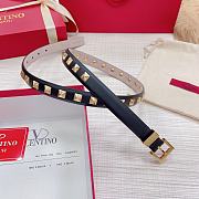 Valentino studs black belt 2cm - 4