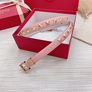 Valentino studs pink belt 2cm - 5