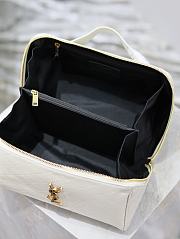 YSL black gaby leather makup case  - 5