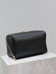 YSL black gaby leather makup case  - 2