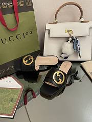 Gucci vintage blue slippers  - 2