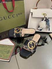 Gucci vintage blue slippers  - 3