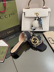 Gucci vintage blue slippers  - 6