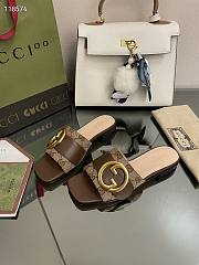 Gucci vintage brown slippers - 1