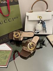 Gucci vintage brown slippers - 6