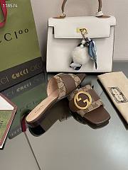 Gucci vintage brown slippers - 5