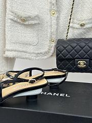 Chanel beige slingback leather mules - 2