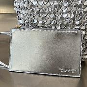 Bottega Veneta Cabat Silver Bucket Bag - 2