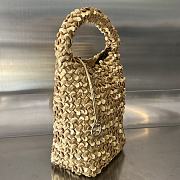 Bottega Veneta Cabat Gold Bucket Bag - 3