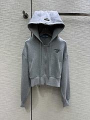 Prada sport gray set ( hoodie+dress) - 2