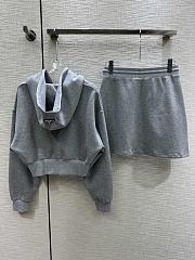 Prada sport gray set ( hoodie+dress) - 6