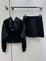 Prada sport black set ( hoodie+dress) - 3