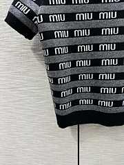 Miumiu black croptop - 4